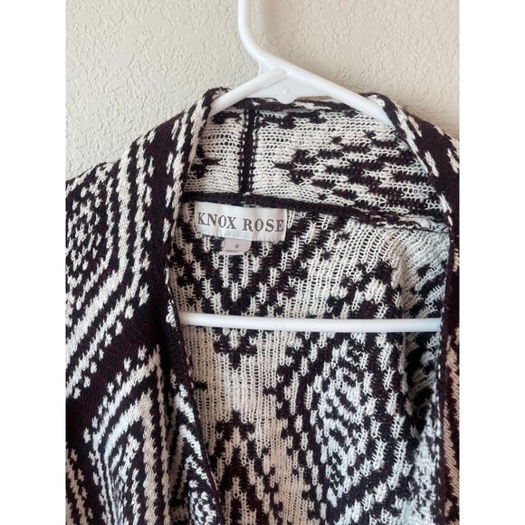 Knox Rose Cardigan Bohemian Aztec Western Boho Size Small - Picture 2 of 3